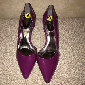 Calvin Klein pink patent leather pump size 9